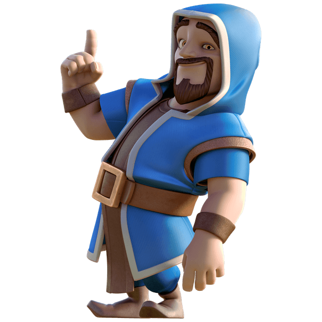Clash Royale Magician saying: Bro is a walking health bar fr.